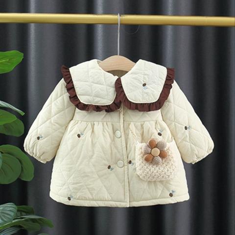 子供服  保温するコート 冬用 出産祝い 女の子服