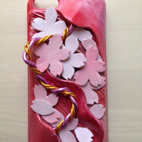 iPhone５C用ケース 桜