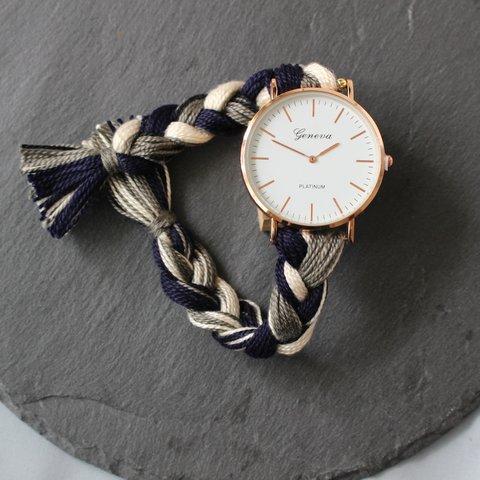 ROPE　WATCHES　navy