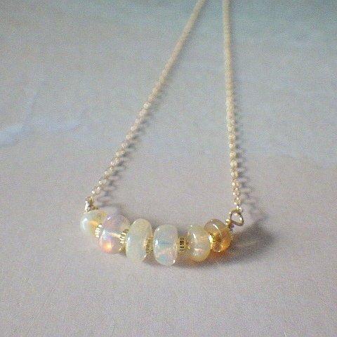 * 14kgf*　Opal Delight Necklace プレシャスオパール