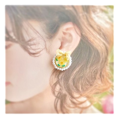 Earrings Fluffy Dandelion