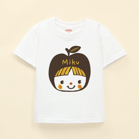 名前が入れられるＴシャツ（NOW!なりんごさん）