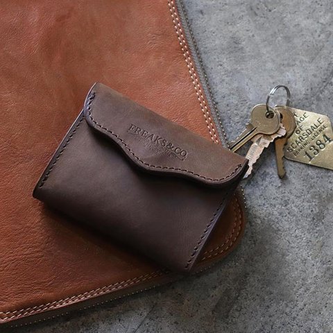 New!!【送料無料】手に馴染む ミドルサイズのお財布  -Palm Wallet- ／厳選レザー5色展開