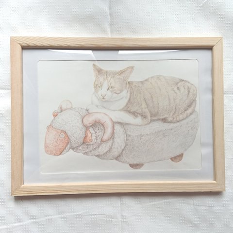 猫 似顔絵 肖像画