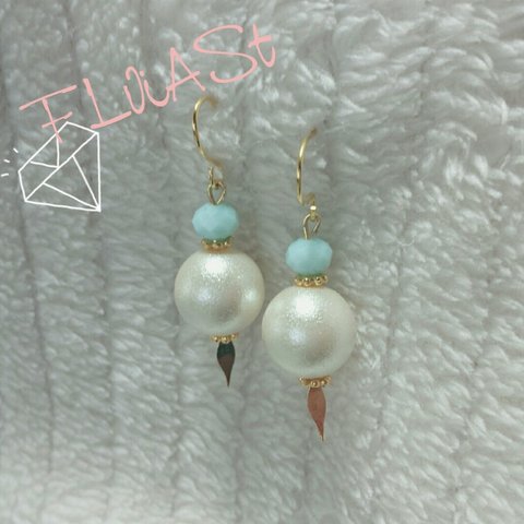 💎blueSkyピアス💎