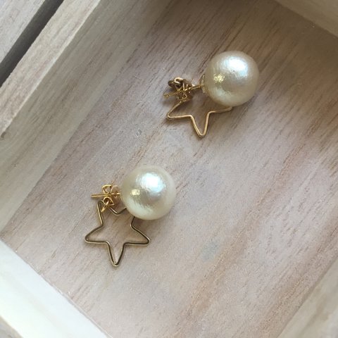 星の一粒。ピアス