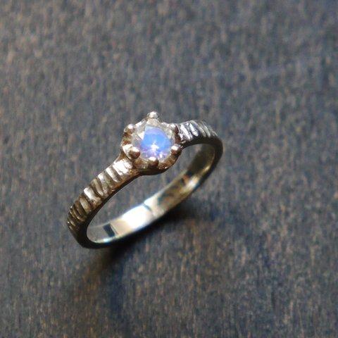 ★Royal blue moonstone ring(sv)　ロイヤルブルームーンストーン★シルバーリング