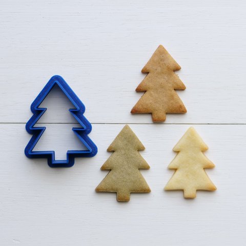 クリスマスツリー【縦４㎝】クッキー型・クッキーカッター