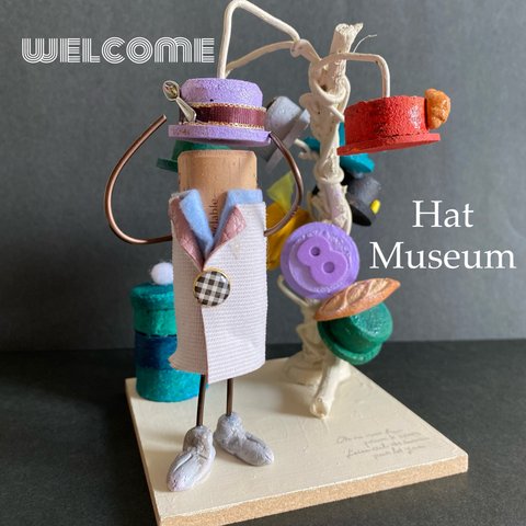 🔴SOLD OUT🔴🎩ハットミュージアムミニチュア帽子博物館🎩