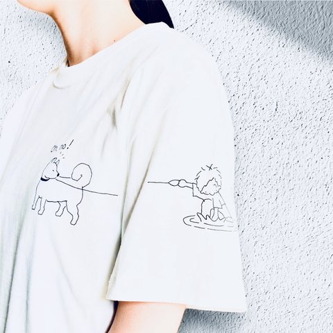 Tシャツ「道草くってるやーーん！」ホワイト