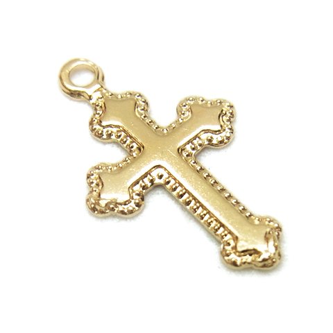 14KGF チャーム クロス No.3【1コ販売】(14K-261CM