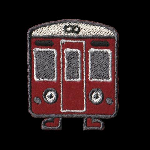 刺繡ワッペン　乗り物　電車【阪急電車】