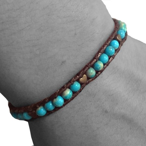 pure heart turquoise  single rap brace