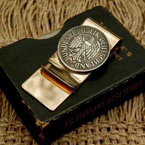 ＃M1  Deutsche（旧西独）Coin Money Clip