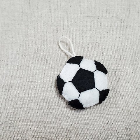 【完成品】サッカー部応援！！サッカーボールチャーム