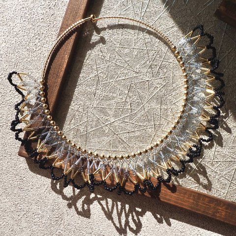 FURILU  choker【BLACK×GOLD】