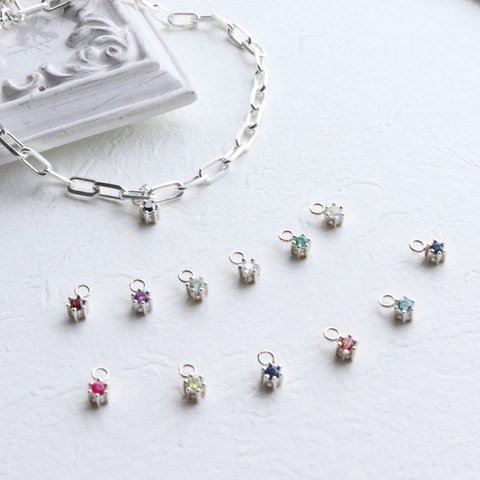 簡単マグネットTiny Birthstoneブレスレット