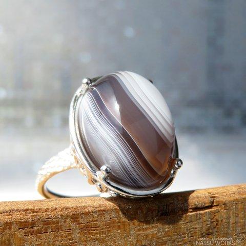 ボツワナ アゲート リング / Botswana Agate Ring