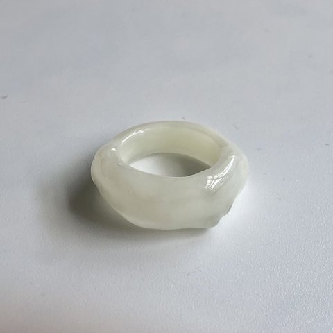 pearl white watery ring