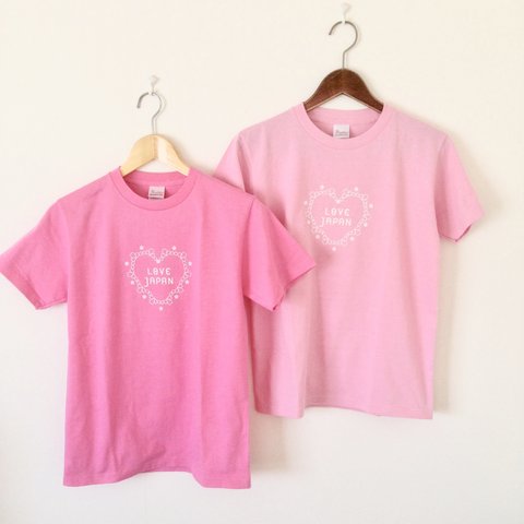 ハート＆桜 Tシャツ