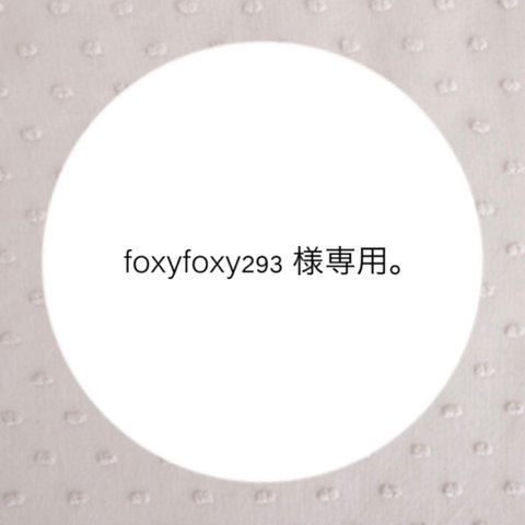 【 専用 】foxyfoxy293 様。