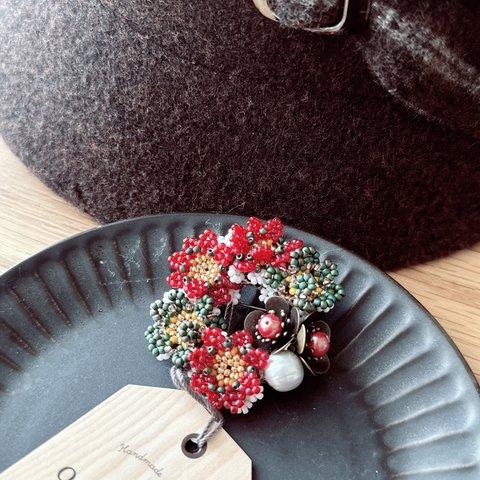 <Snow White flowers brooch> 2023 Xmas Kit