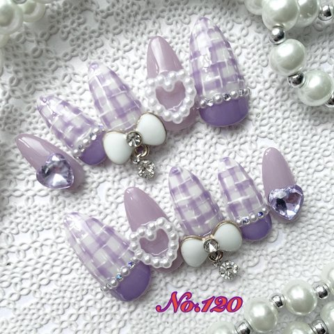 　【現品】☆kirari-nail☆ No.120量産型ネイル