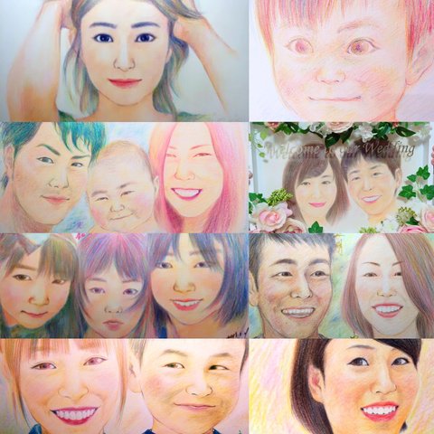 カラフル似顔絵 〜colorful portrait