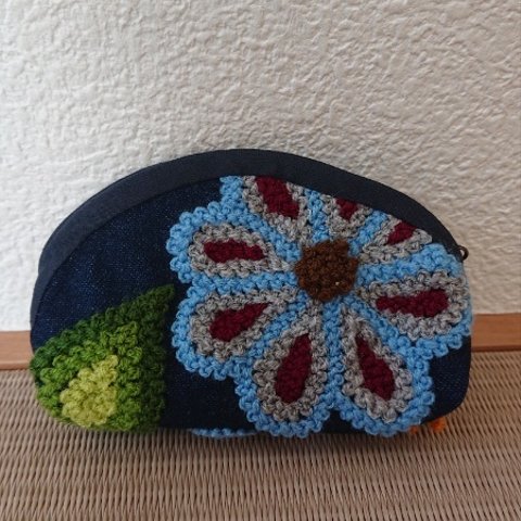 南米ペルー刺繍の小銭入れ