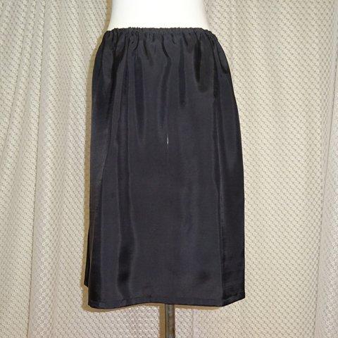 ペチコート　オーダー　13種類　インナー　インナースカート　アンダースカート　裏地　ブラック　フリーサイズ　大きいサイズ　送料無料