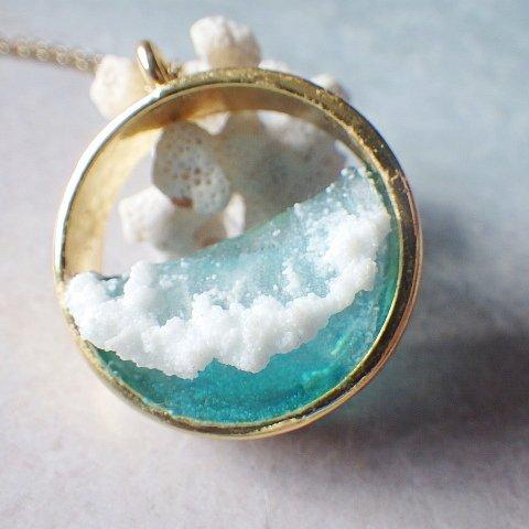 Pipeline! 3D Big Wave Necklace 大波のネックレス☆L 厚