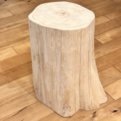 Hinoki Wood Stool No.526