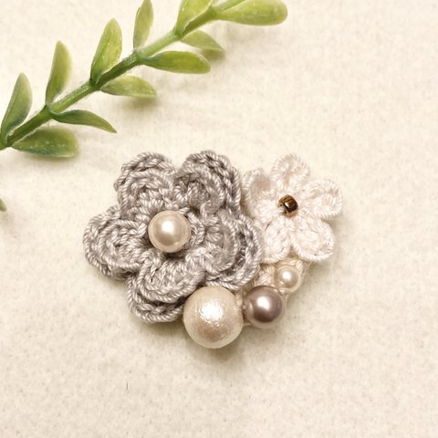 jewelry bouquetのブローチ　platinum