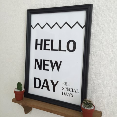 No.02⭐️Hello New Day ⭐️ポスター  インテリア フォト 北欧 