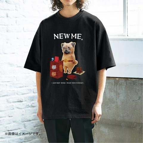 厚みのあるBIGシルエットTシャツ「NEW ME」 /送料無料