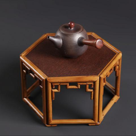 茶道の小テーブル六角茶テーブル