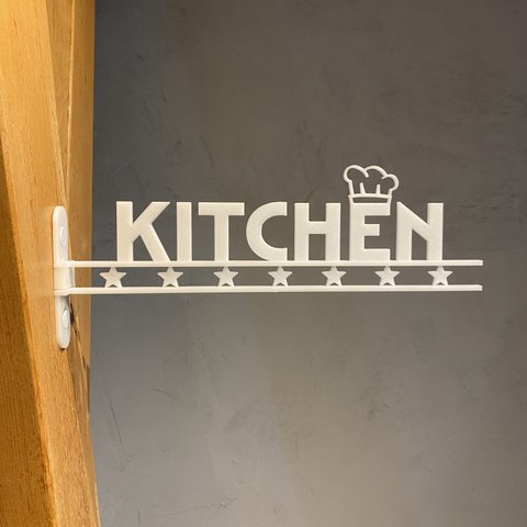 『KITCHEN（キッチン/厨房）』_サイン/看板/ルームプレート/案内板_003