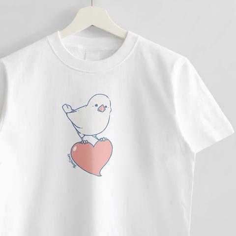 Tシャツ（優しいきもち / 白文鳥）