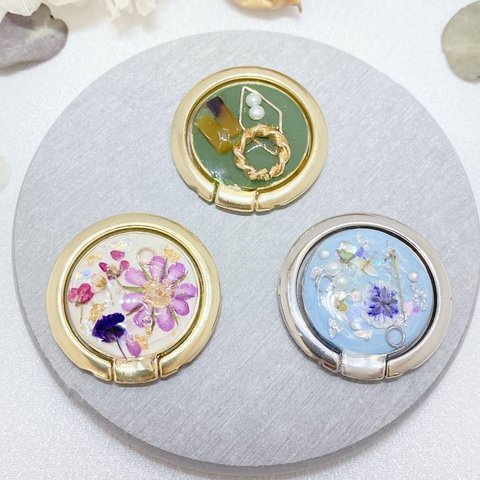 スマホリング♡ レジン　