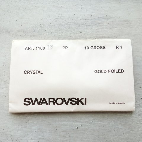 オーストリア製 1970s スワロフスキー クリスタル PP13 Art.1100 (30個)