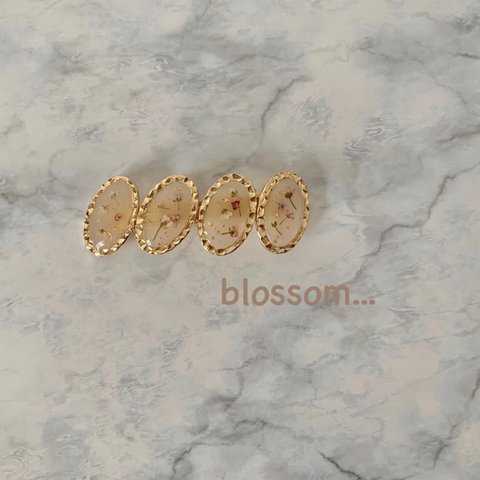 再販*02*alyssum antique barrette