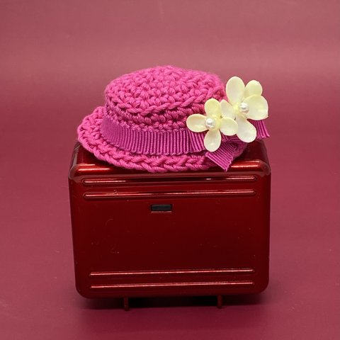 春色のカンカン帽！ピンクS