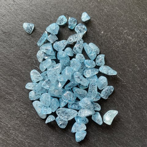 爆裂水晶　空色　クラック水晶　20g