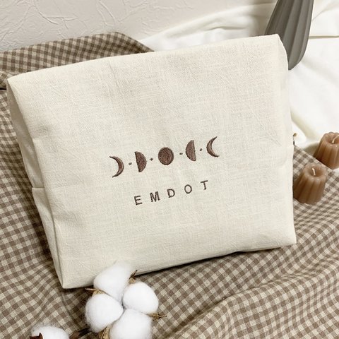 moon pouch　おむつポーチ 名前入り