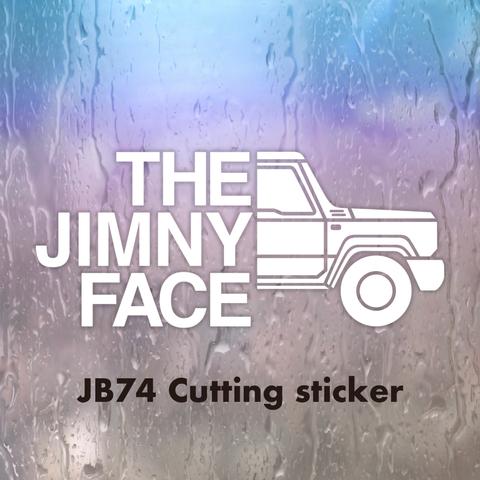 ジムニーシエラ　JIMNY sierra　JB74　カッティングステッカー　カッティングシート　thejimnyface スズキ　新型
