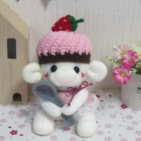 ソックモンキー　ケーキちびもん🍓②