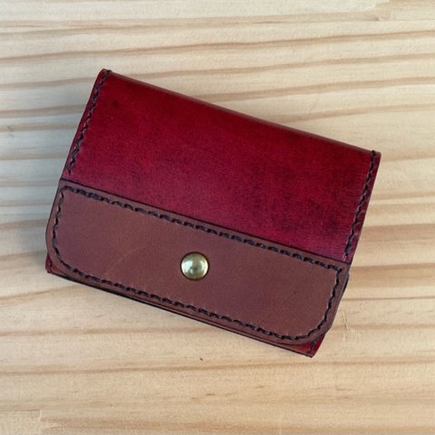 『新作』Coin Case / Rugato_RED/BRN