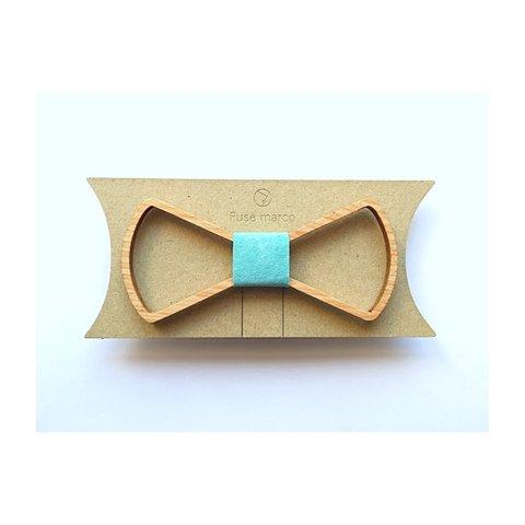 木製の蝶ネクタイ“Frame tie”