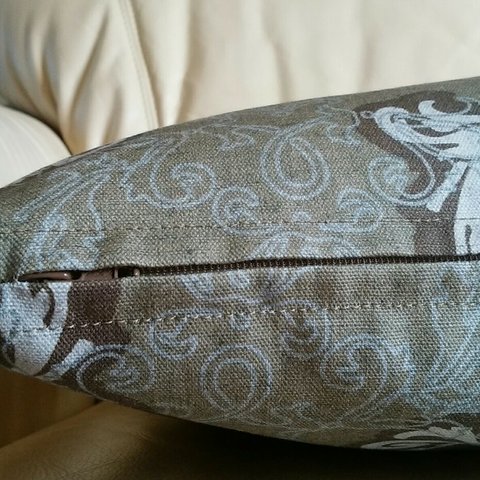 ＊damask vintage＊クッションカバー 約45×45　