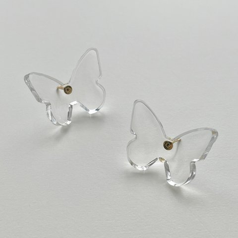 papillon / original handmade pierce